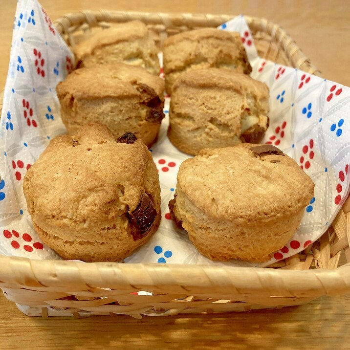 お手軽♪ホットケーキミックスで作る豆腐のスコーン